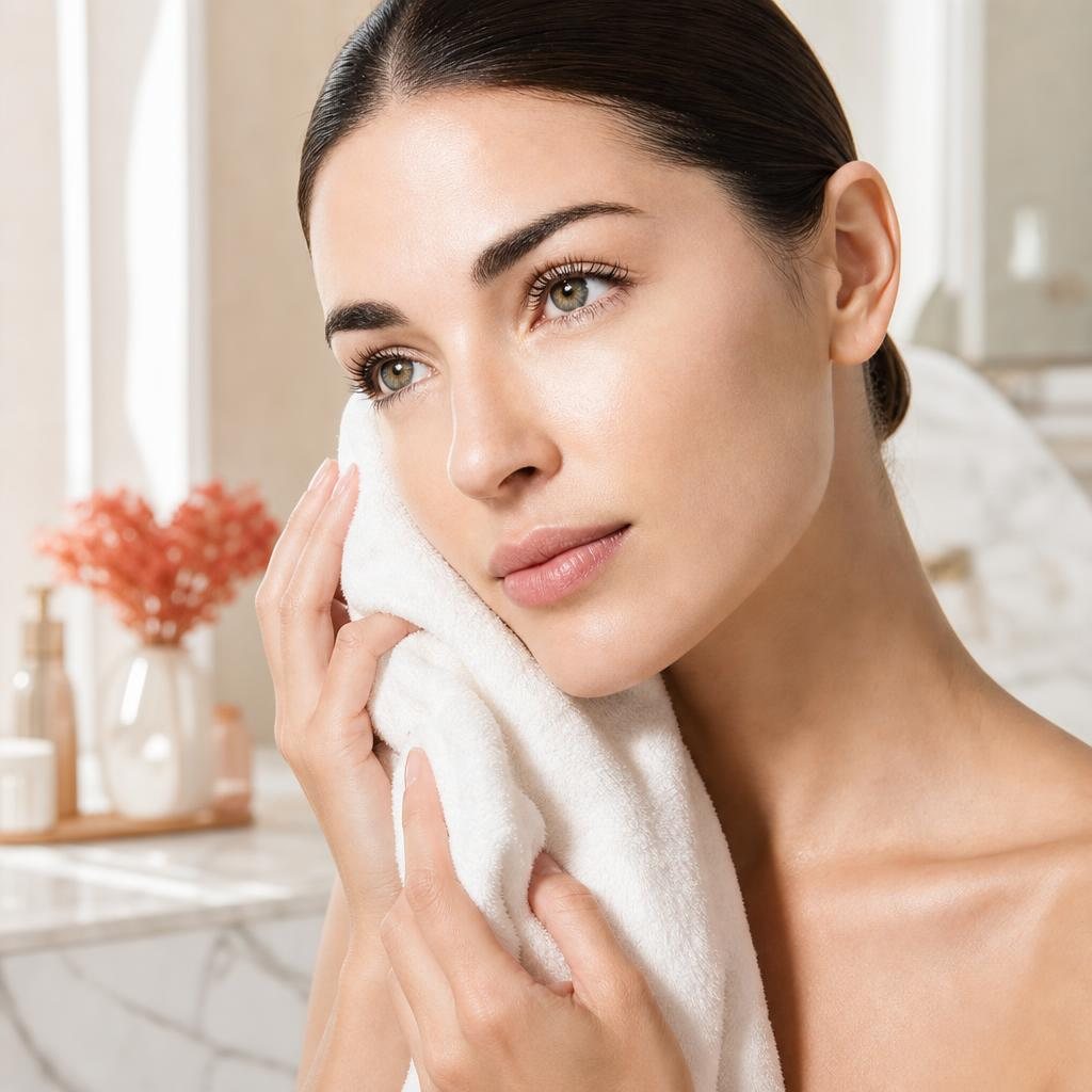Clean, dry skin